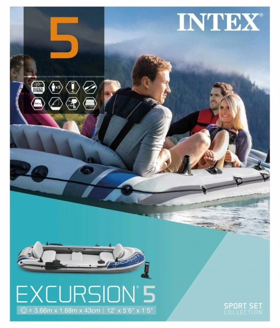 Nafukovajući čamac za 5 osoba Excursion 5