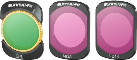 Sunnylife filtri CPL, ND8 i ND16 za DJI Osmo Pocket 3