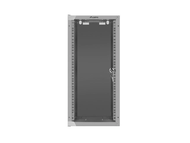 Obešena ormarić 10'' 12U 280x310 siva flat pack