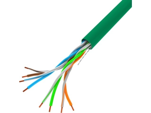 Kabel UTP kat. 5e žica CU zelena