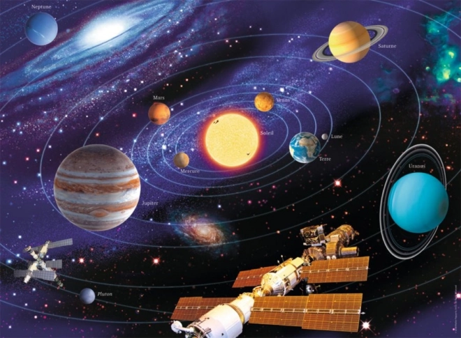 Ravensburger Puzzle Sunčev sustav 500 dijelova