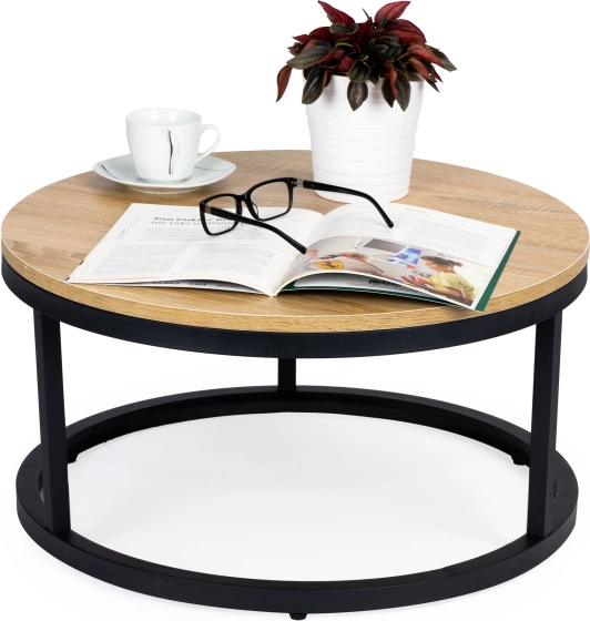 Okrugli klubski stolić loft 60 cm MODERNHOME