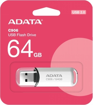 ADATA USB memorija C906 64GB USB2.0 bijela