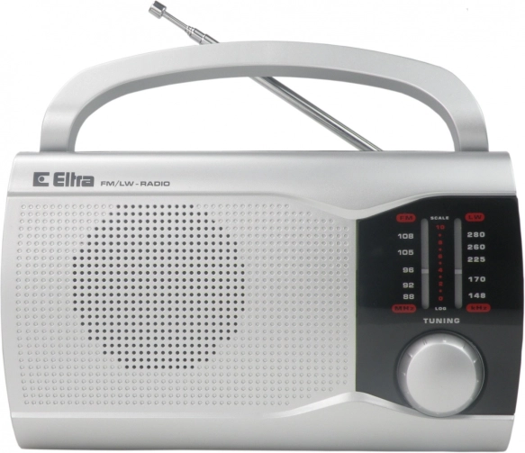 Prijenosni radio EWA srebrni