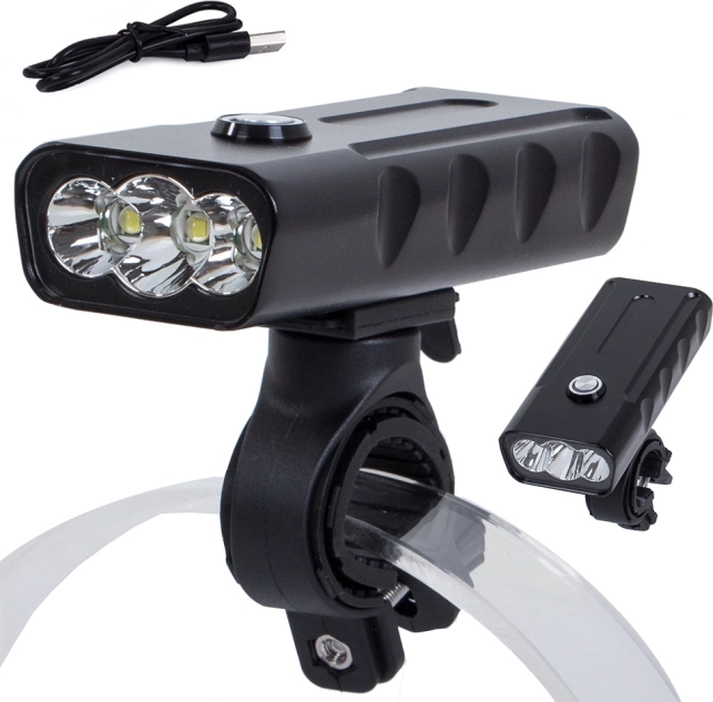 Svjetlo za bicikl s funkcijom powerbanke i LED CREE XM-L T6