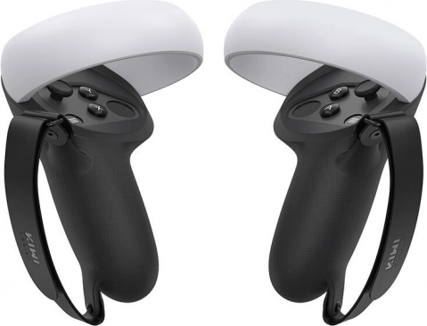 Kiwi Design zaštitne navlake s rukohvatom za META QUEST 2 – crne