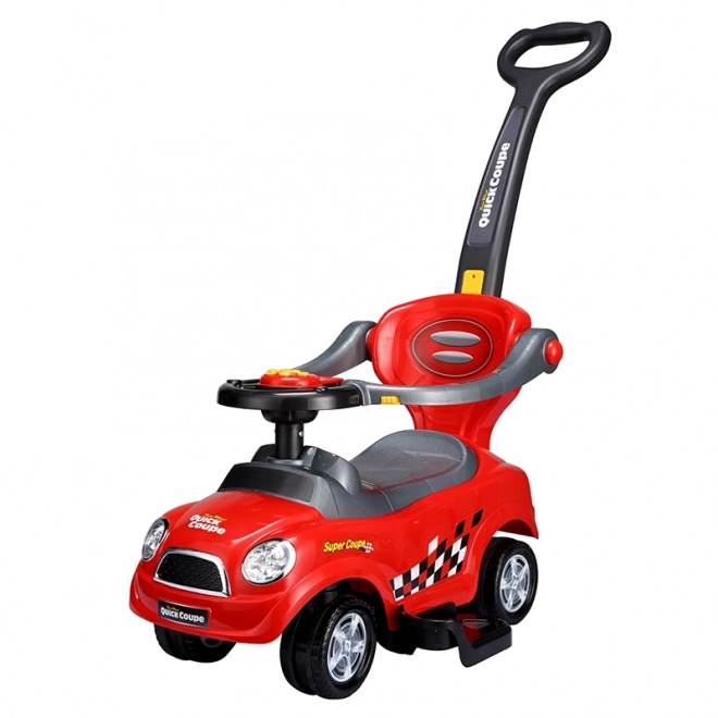 ECOTOYS Odralica sa zvukovima i vodilicom Auto crvena