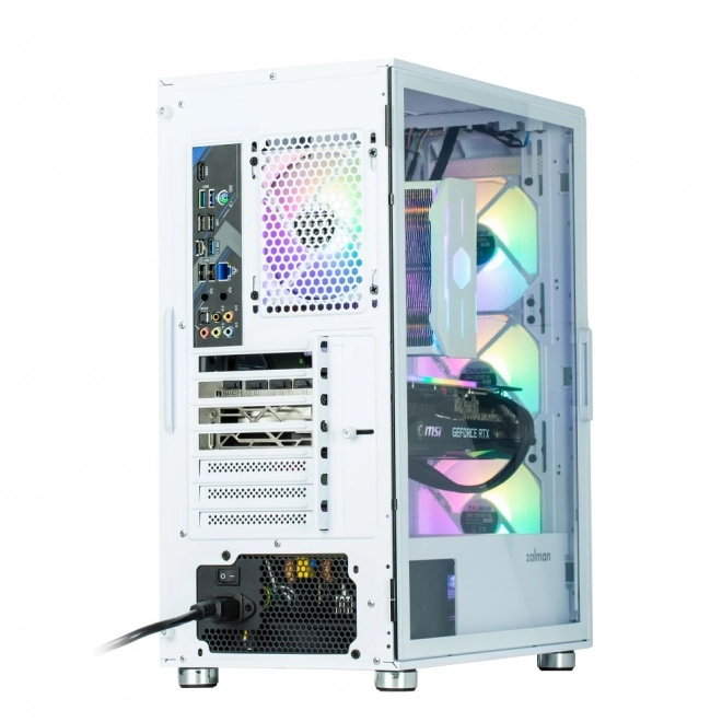 Bijelo računalo kućište I3 Neo ATX Mid Tower RGB
