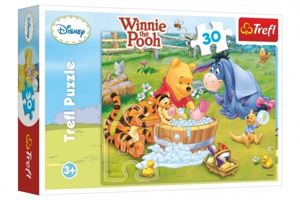 Puzzle Kupanje Praščića - Winnie the Pooh