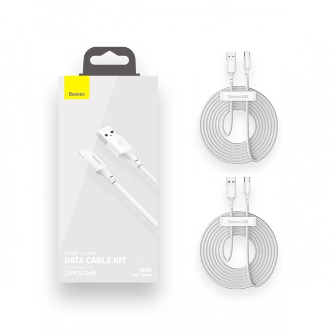 Baseus set kabela USB C na USB A 1,5 m