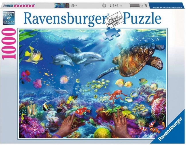 Puzzle Ravensburger Ronjenje s dihalicom 1000 dijelova