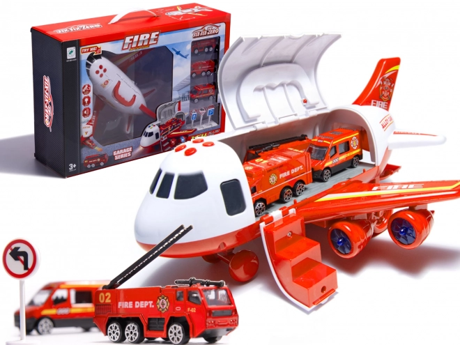 Vatrogasni teretni avion s automobilima