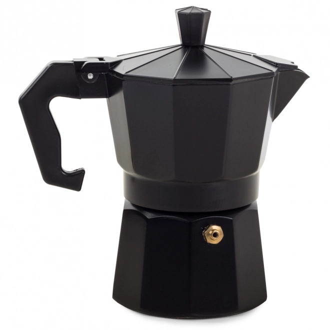 Crni aluminijski moka aparat za kavu 150 ml