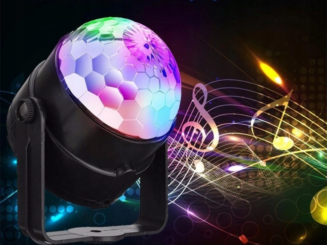 LED disko projektor s RGB svjetlosnim efektima