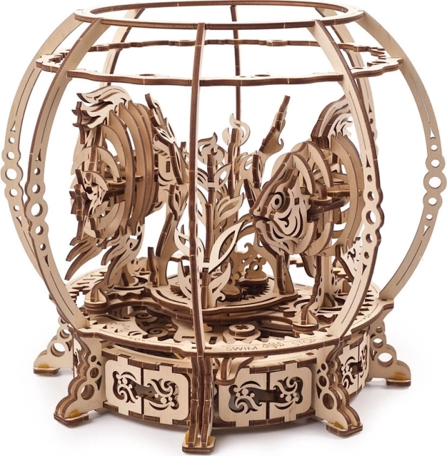 Ugears 3D drvene mehaničke puzzle Mehanički akvarij