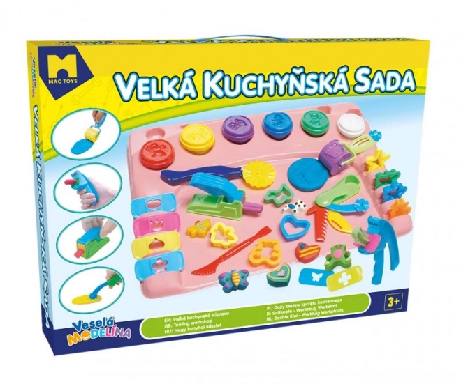 Vesela plastelina: Veliki kuhinjski set