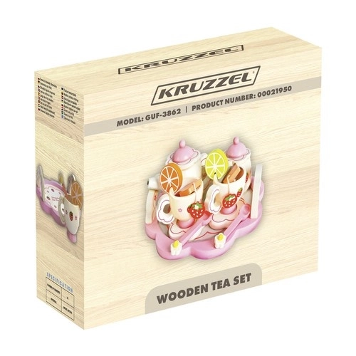 Drveni čajni set Kruzzel 21950