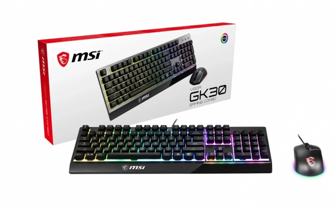 MSI Vigor GK30 kombinacija tipkovnice i miša