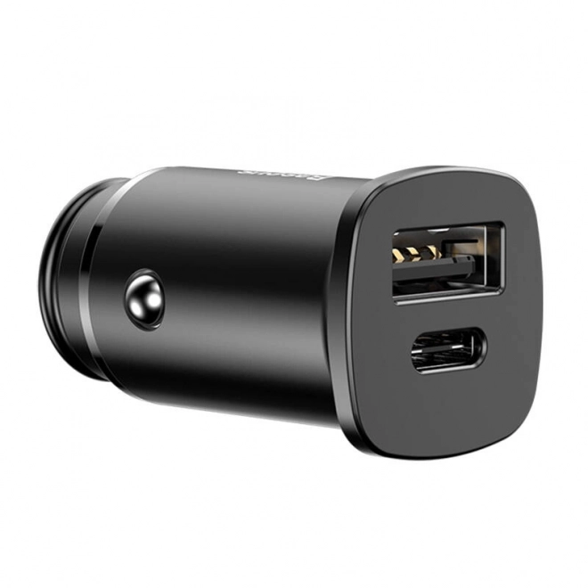 Brzi punjač za auto Baseus 30W crni