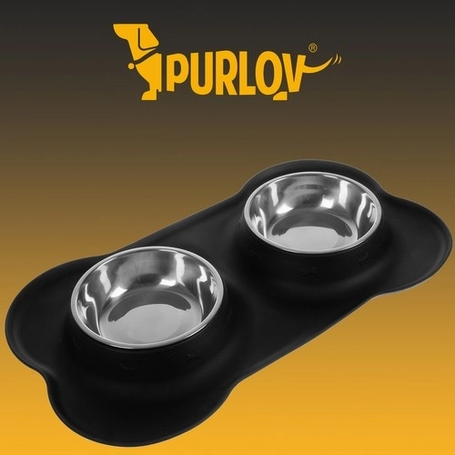 Dvostruka zdjela - 450 ml Purlov 21632