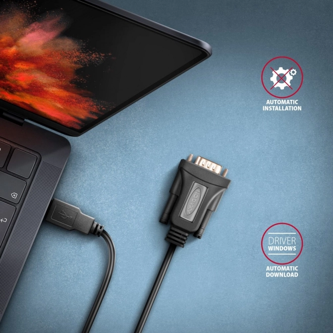 Adapter USB 2.0 na RS-232 sa serijskim portom, kabel 1,5m, čip FTDI