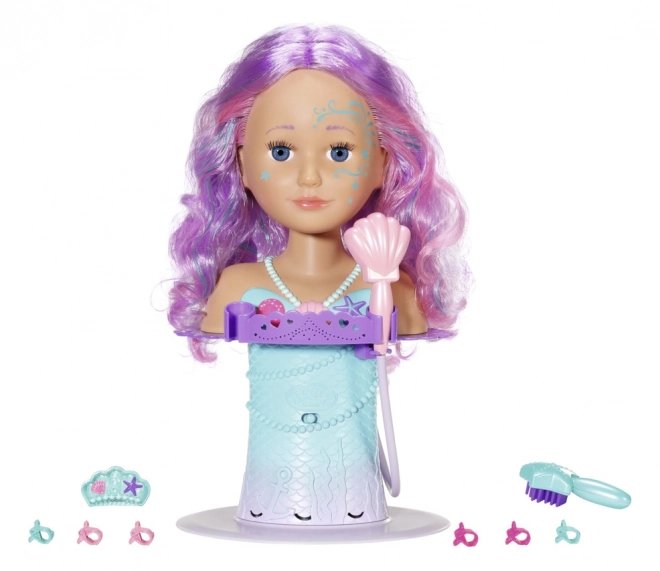 Starija sestrica BABY born glava za češljanje - Sirena