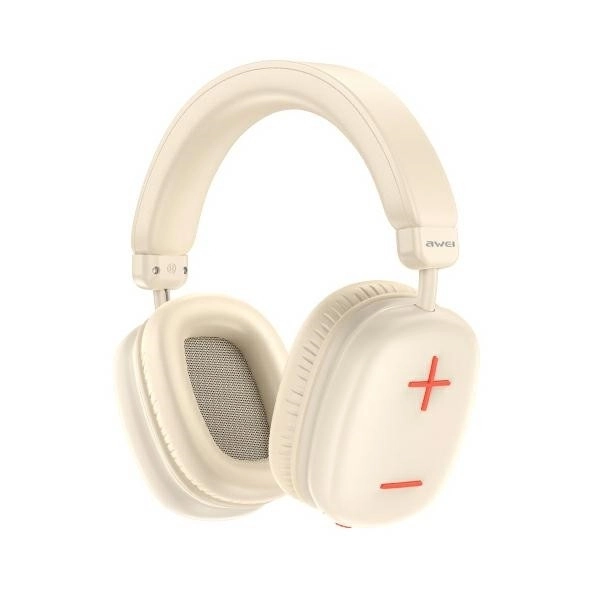 Bežične Bluetooth slušalice Awei AT6 Bež