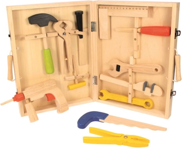 Drveni kovčeg s alatom Bigjigs Toys