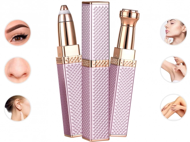 Ženski epilator za obrve i aparat za brijanje lica i bikini zone