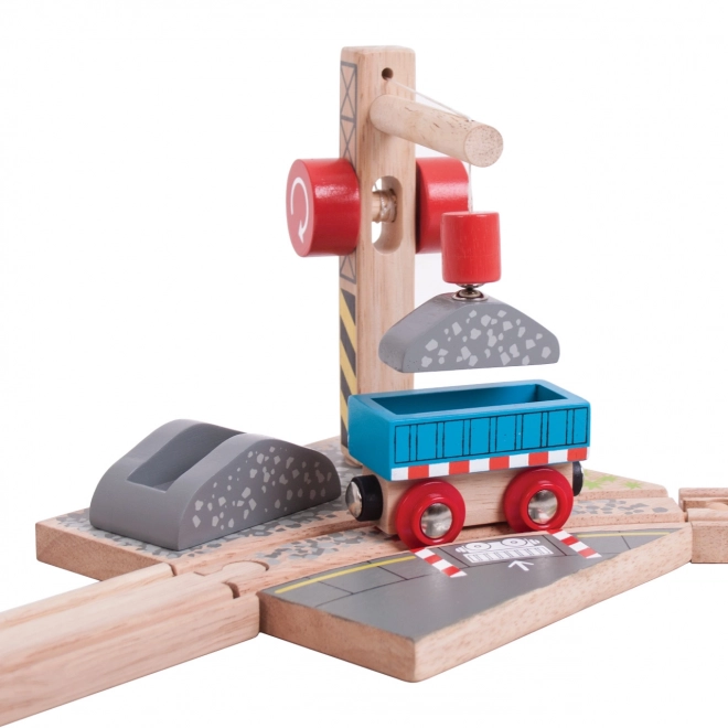Bigjigs Rail Dizalica sa šljunkom