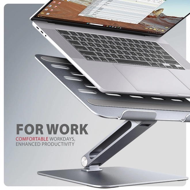 Stalak za prijenosno računalo AXAGON STND-LQ od aluminija, 10-16", podesivi kut