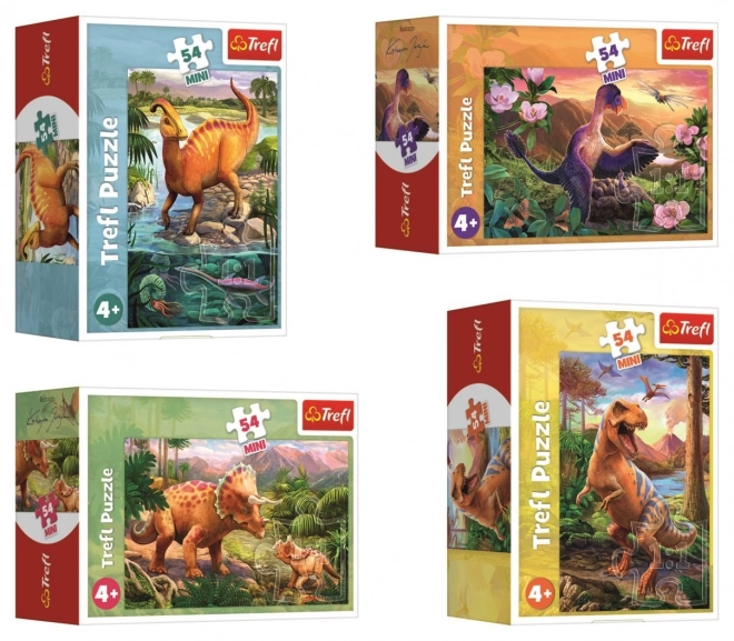 Minipuzzle Dinosauri - 54 dijelova