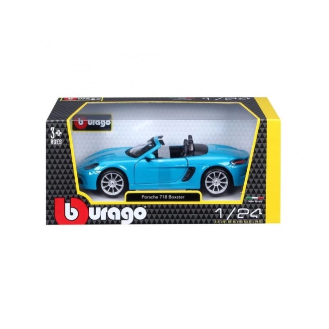 Bburago 1:24 Porsche 718 Boxster Plavi
