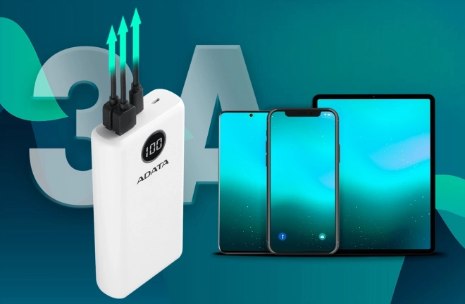 Powerbanka P20000QCD 20000mAh bijela QC/PD