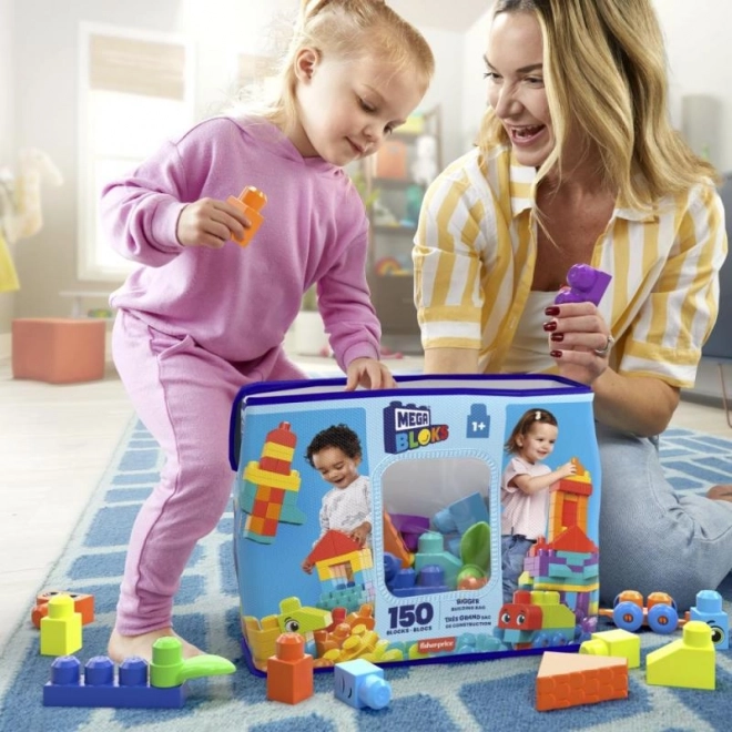 Mega Blocks Velika Vreća Kockica - Plava (150 dijelova)