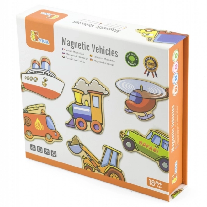 Drvene magnetići prijevoz
