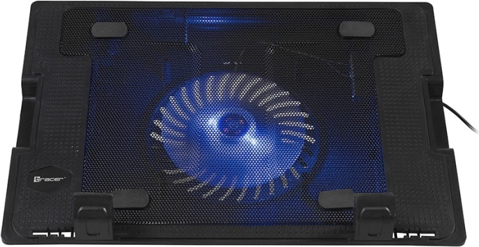Hladnjak podloga za prijenosno računalo TRACER Icestorm 12–17″ s plavim LED ventilatorom
