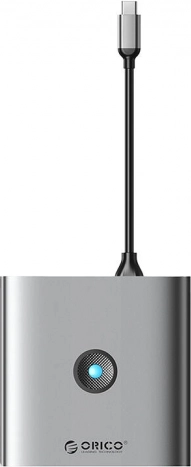 Adapter Orico 8u1 HDMI 4K, 3x USB-A 3.0, USB-C, 100W PD, SD/TF