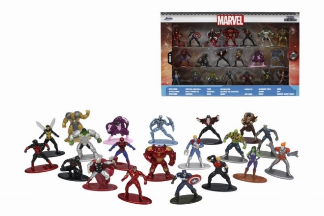 Metalne Nano kolekcionarske figurice od Marvela 20 kom