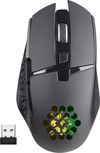 Bežični gamerski miš Defender Glory RGB, crni
