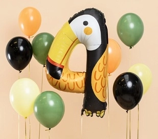 Balon od folije broj 4 - Tukan 68 x 91 cm