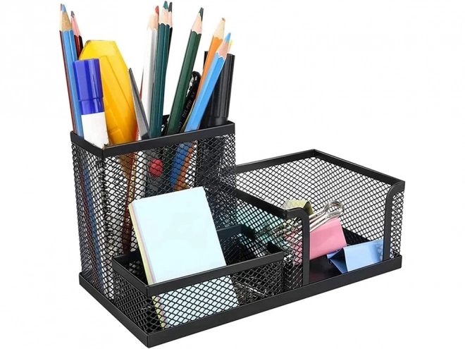 Metalni stolni organizator 3 pretinca