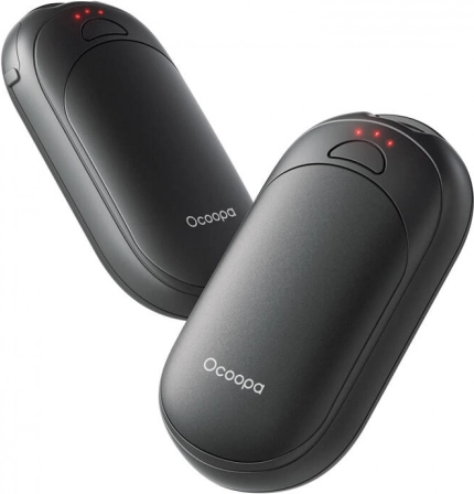 Ocoopa grijač za ruke 2x2500 mAh, USB-C, crni