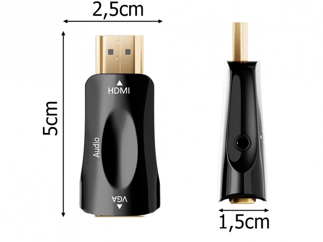 Adapter iz HDMI u VGA s audio izlazom