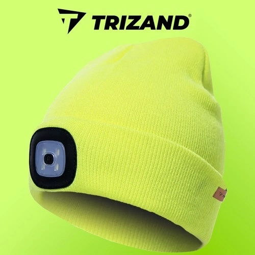 Zimska kapa s lampom - žuta Trizand 22664