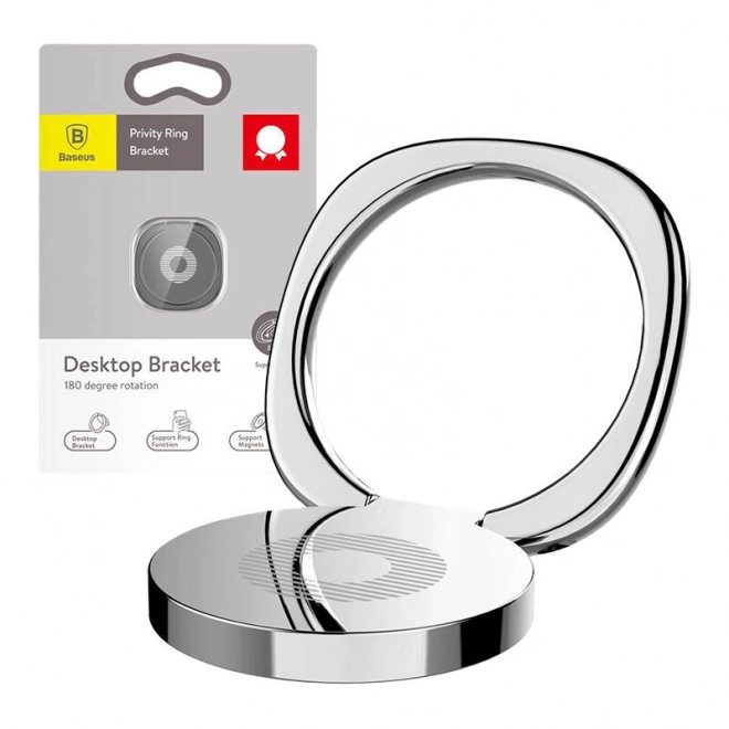 Držač Baseus privity ring srebrni
