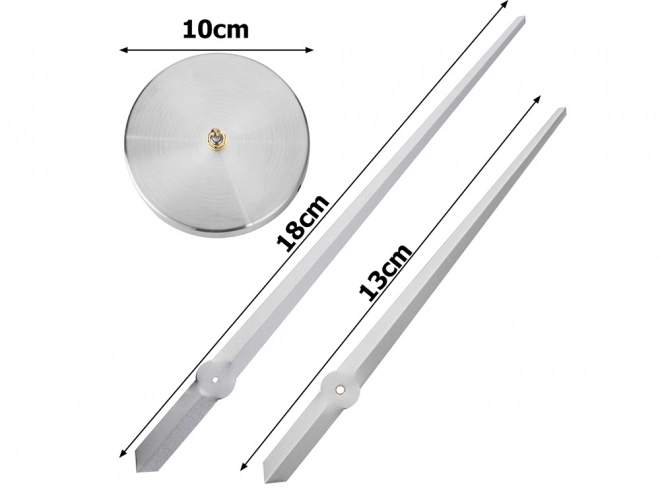 Zidni sat 3D naljepnica XXL 130 cm tihi