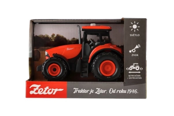 Crveni traktor Zetor na zamašnjak sa zvučnim i svjetlosnim efektima