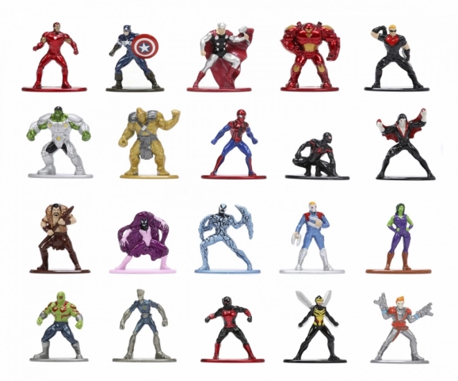 Metalne Nano kolekcionarske figurice od Marvela 20 kom