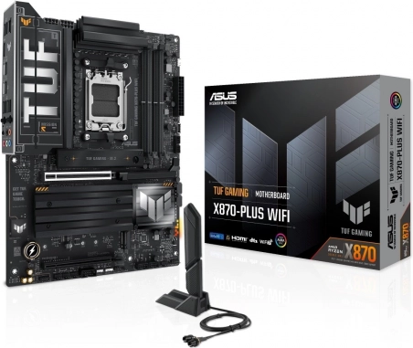 ASUS TUF Gaming X870-PLUS WIFI – matična ploča AM5 s DDR5, HDMI i USB‑C